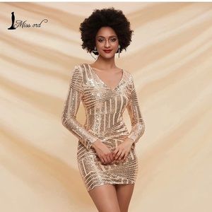 Cocktail sequence dress